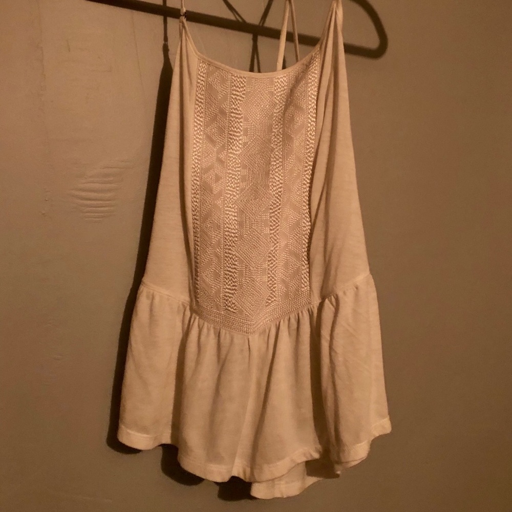 American Eagle peplum tank top